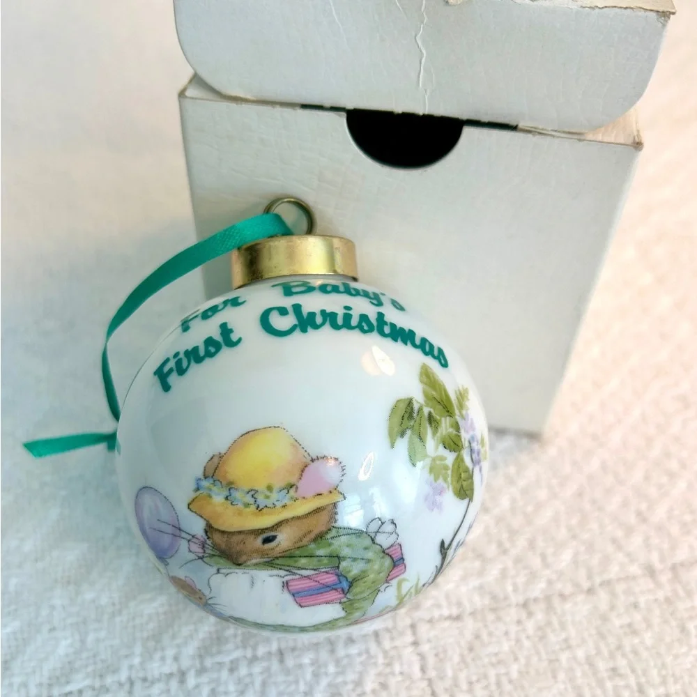 Baby’s Irish Blessing First Christmas Ornament | Ceramic | Original Box